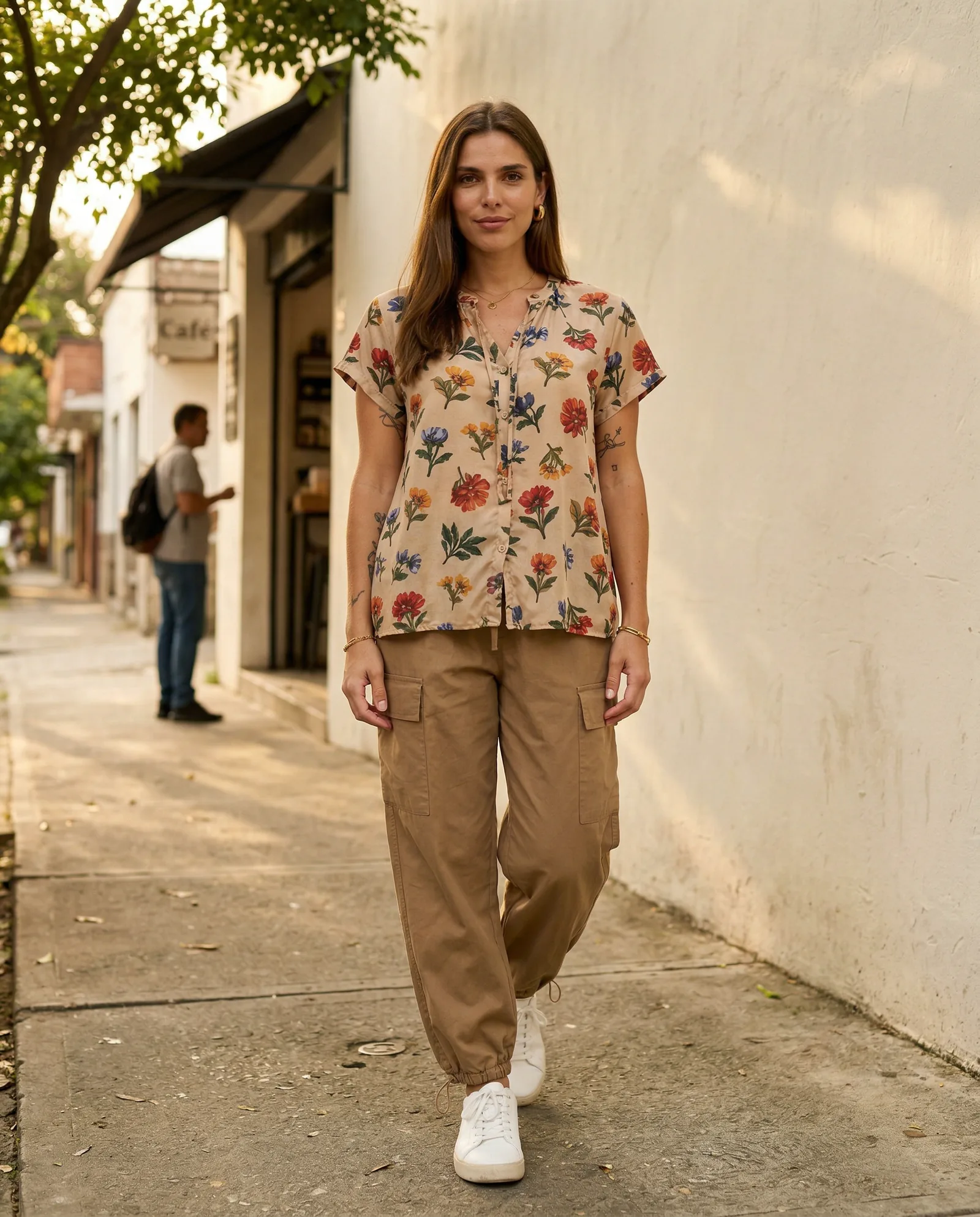 Vista principal de Pantalon Barrel de YACADI.